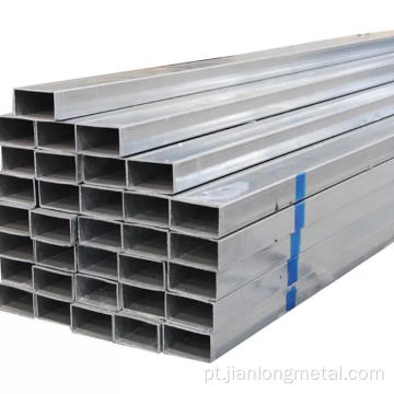 ST42 Galvanized Square Steel Hollow Seção